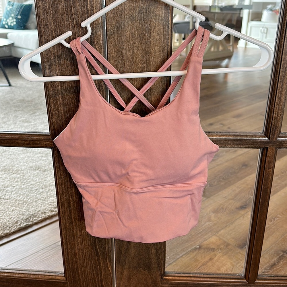 Long line sports bra